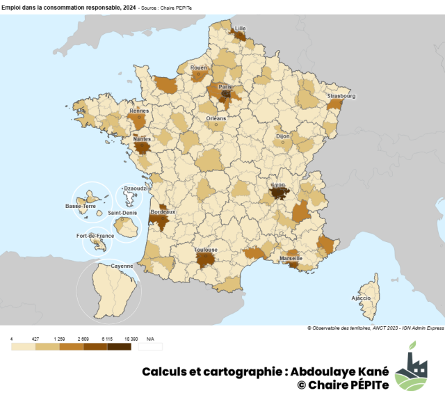 Emploi dans la consommation responsable, 2024