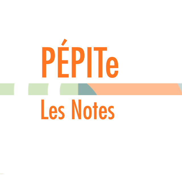 Visuel Notes PEPITE 